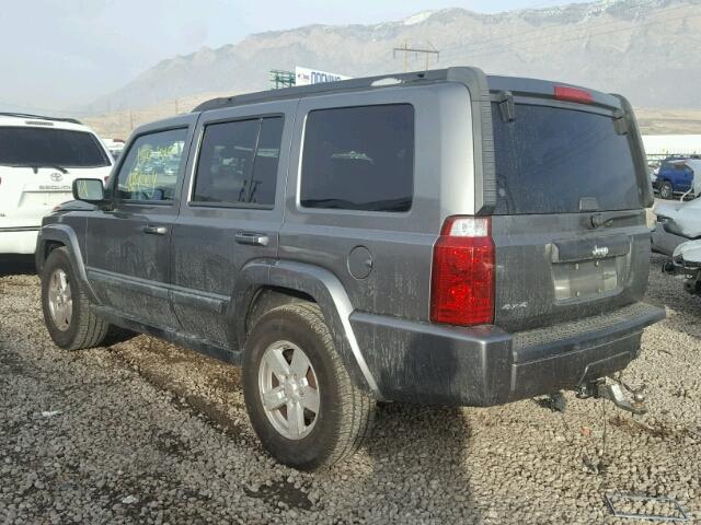 1J8HG48K18C141755 - 2008 JEEP COMMANDER CHARCOAL photo 3