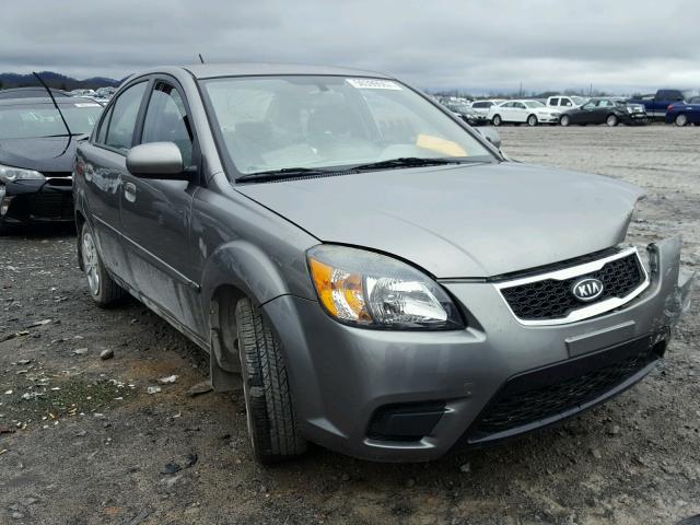 KNADH4A34A6634868 - 2010 KIA RIO LX SILVER photo 1