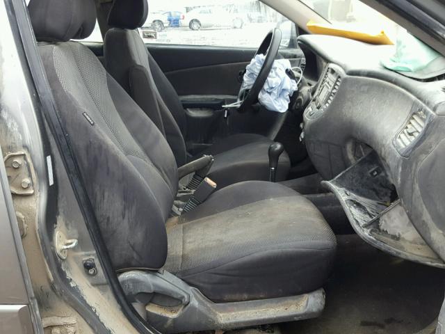 KNADH4A34A6634868 - 2010 KIA RIO LX SILVER photo 5