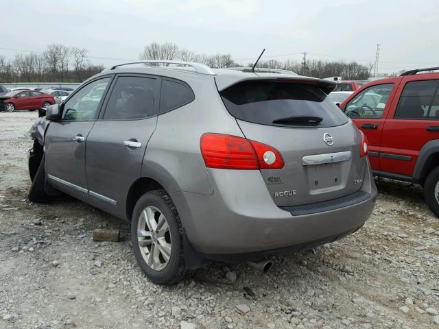 JN8AS5MV4CW704192 - 2012 NISSAN ROGUE S GRAY photo 3