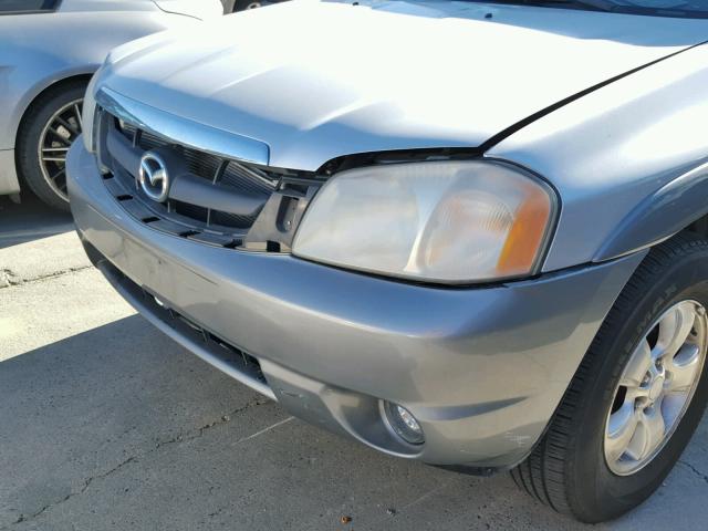 4F2YU09161KM29541 - 2001 MAZDA TRIBUTE LX SILVER photo 9