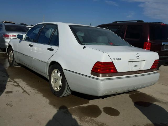 WDBGA42E8NA038488 - 1992 MERCEDES-BENZ 400 SE WHITE photo 3