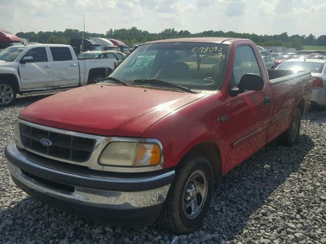 2FTDF1721VCA80115 - 1997 FORD F150 RED photo 2