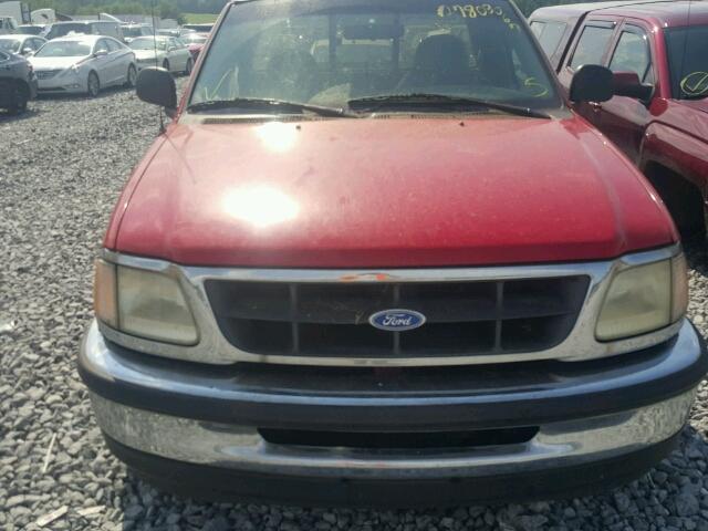 2FTDF1721VCA80115 - 1997 FORD F150 RED photo 9