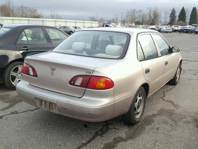 1NXBR12E1XZ180066 - 1999 TOYOTA COROLLA VE BEIGE photo 4