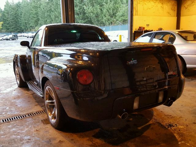 1GCES14H55B116215 - 2005 CHEVROLET SSR 黑色 照片 3