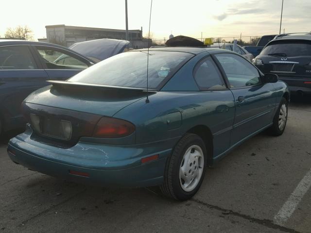 1G2JB1248V7569377 - 1997 PONTIAC SUNFIRE SE GREEN photo 4