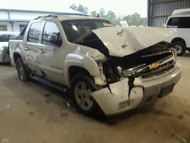 3GNFK12387G282709 - 2007 CHEVROLET AVALANCHE SILVER photo 1