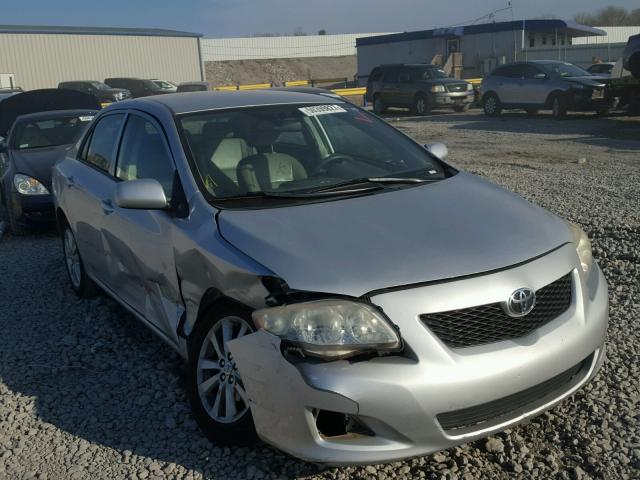 JTDBL40EX99022342 - 2009 TOYOTA COROLLA BA SILVER photo 1