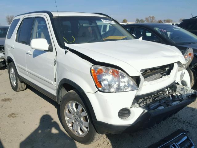 JHLRD78955C059447 - 2005 HONDA CR-V SE WHITE photo 1