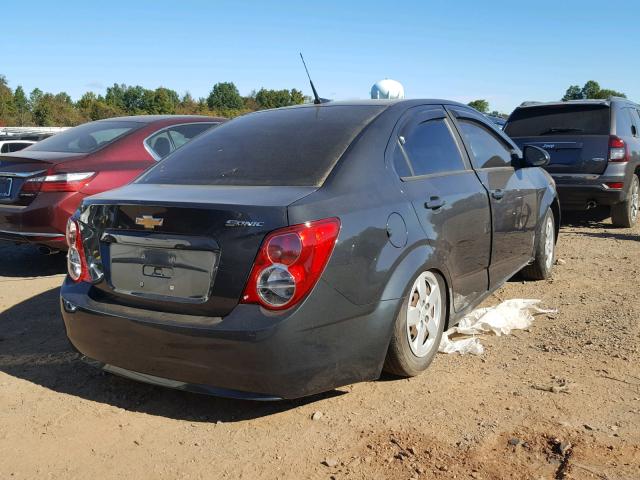 1G1JA5SH5E4240543 - 2014 CHEVROLET SONIC LS 灰色 照片 4