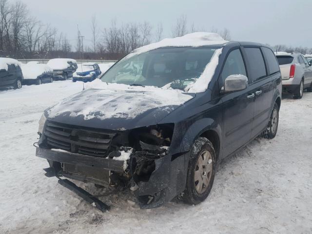 1D8HN44H38B180622 - 2008 DODGE GRAND CARA BLUE photo 2