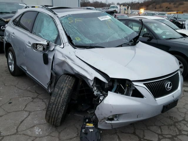 2T2BK1BA6AC035272 - 2010 LEXUS RX 350 SILVER photo 1