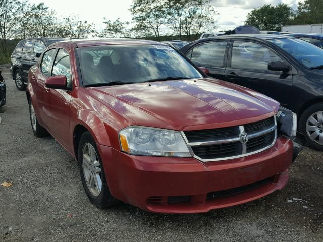 1B3CC1FB9AN206054 - 2010 DODGE AVENGER EX RED photo 1