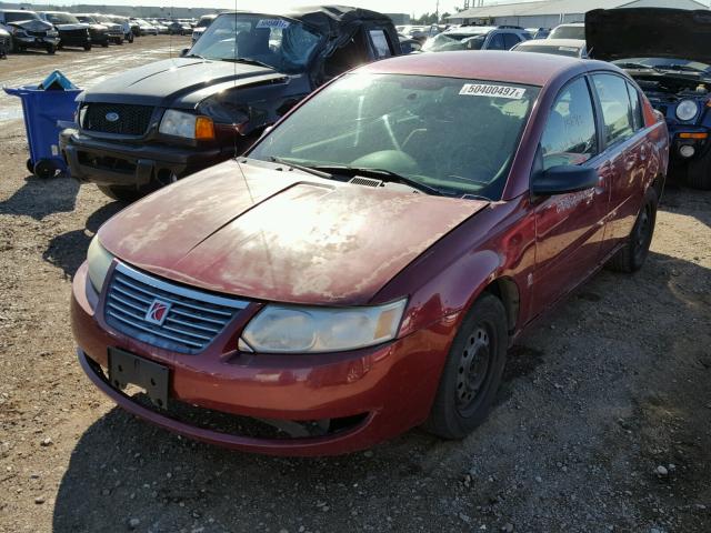 1G8AJ55F46Z197118 - 2006 SATURN ION BURGUNDY photo 2