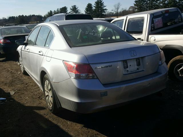 1HGCP26378A100318 - 2008 HONDA ACCORD LX SILVER photo 3