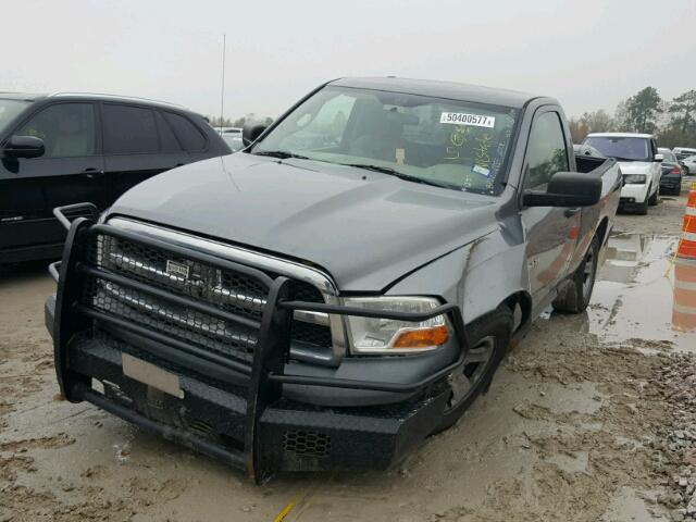 1D3HB16P19J521251 - 2009 DODGE RAM 1500 GRAY photo 2