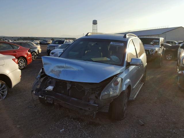 5N1BV28U54N326412 - 2004 NISSAN QUEST S BLUE photo 2