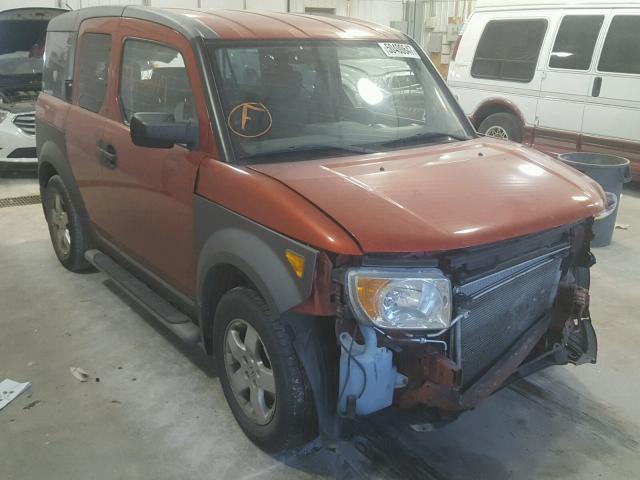 5J6YH28584L019904 - 2004 HONDA ELEMENT EX ORANGE photo 1