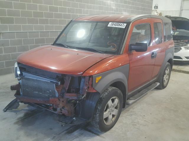 5J6YH28584L019904 - 2004 HONDA ELEMENT EX ORANGE photo 2