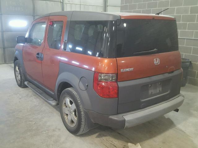 5J6YH28584L019904 - 2004 HONDA ELEMENT EX ORANGE photo 3