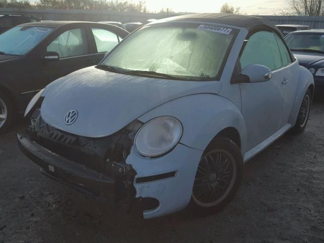 3VWRF31Y96M306161 - 2006 VOLKSWAGEN NEW BEETLE 蓝色 照片 2