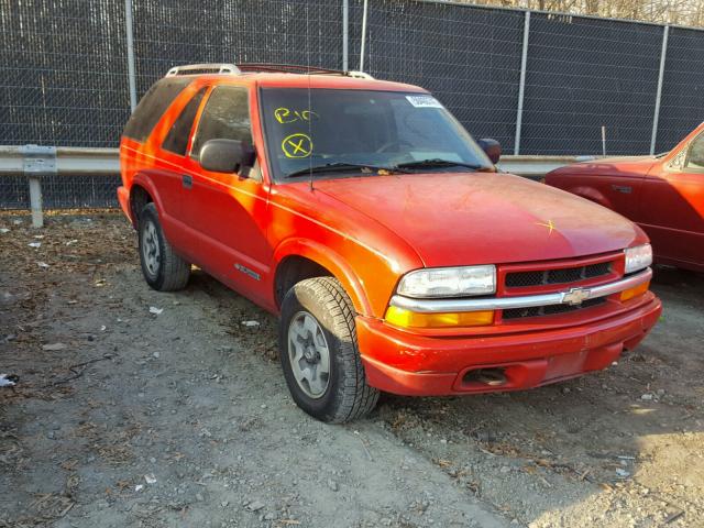 1GNCT18W32K100062 - 2002 CHEVROLET BLAZER RED photo 1