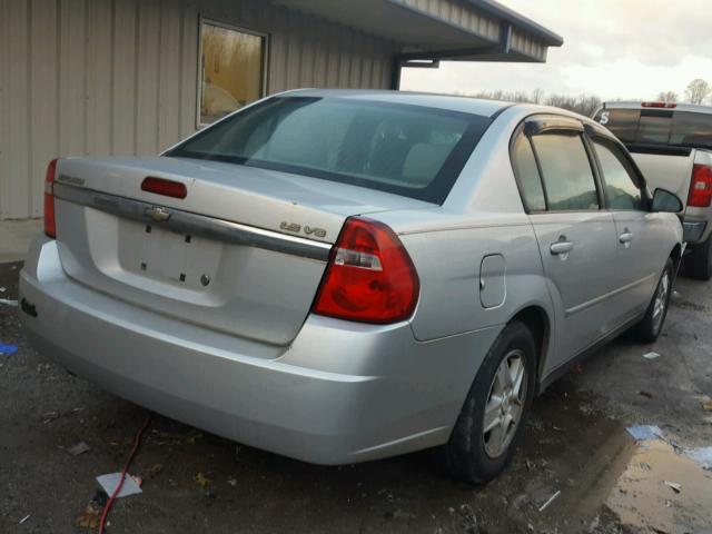 1G1ZT52845F330218 - 2005 CHEVROLET MALIBU LS ვერცხლისფერი ფოტო 4