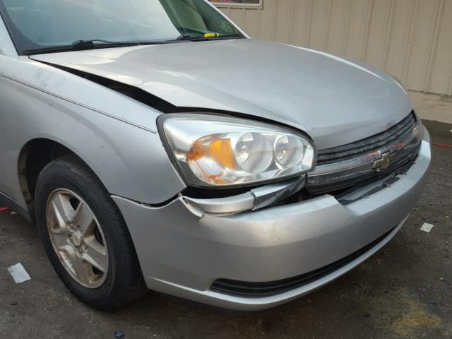 1G1ZT52845F330218 - 2005 CHEVROLET MALIBU LS SILVER photo 9