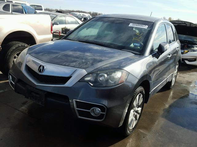 5J8TB1H25AA002181 - 2010 ACURA RDX GRAY photo 2