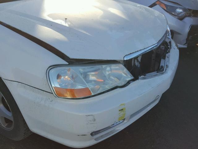 19UUA56713A087732 - 2003 ACURA 3.2TL WHITE photo 9