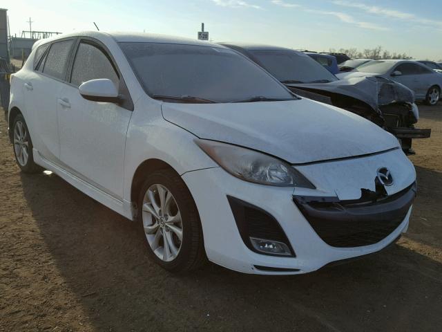 JM1BL1H54A1278160 - 2010 MAZDA 3 S WHITE photo 1