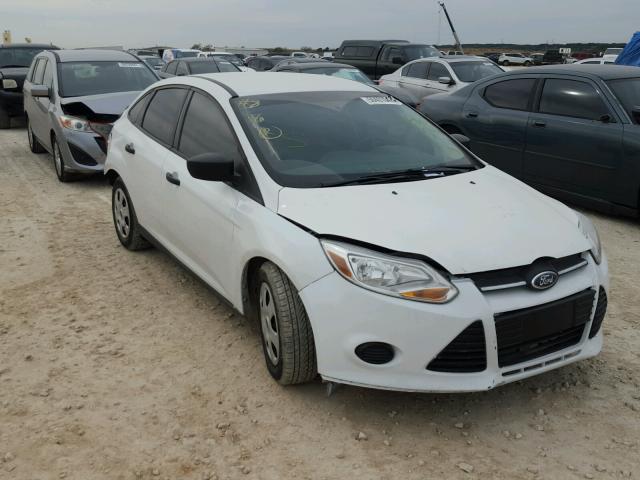1FADP3E22EL356213 - 2014 FORD FOCUS S WHITE photo 1