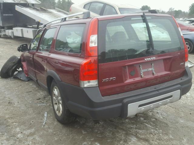 YV4SZ592771258176 - 2007 VOLVO XC70 RED photo 3