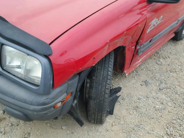 2CNBJ734216934033 - 2001 CHEVROLET TRACKER ZR RED photo 9