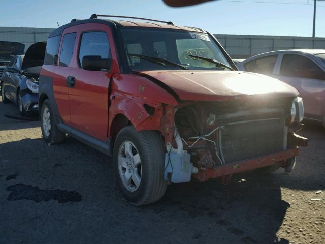 5J6YH27665L018682 - 2005 HONDA ELEMENT EX RED photo 1