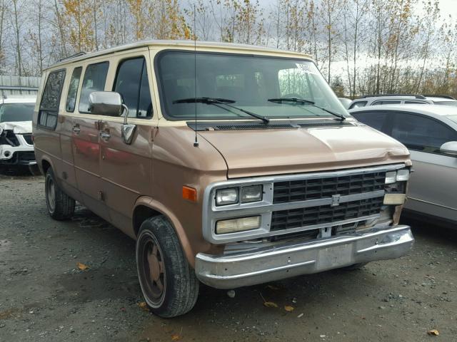 1GBEG25K0SF145065 - 1995 CHEVROLET G20 BROWN photo 1