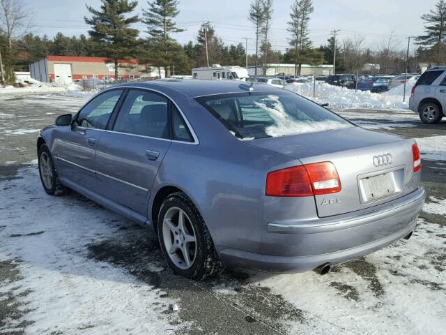 WAUML44E75N013440 - 2005 AUDI A8 L QUATT SILVER photo 3