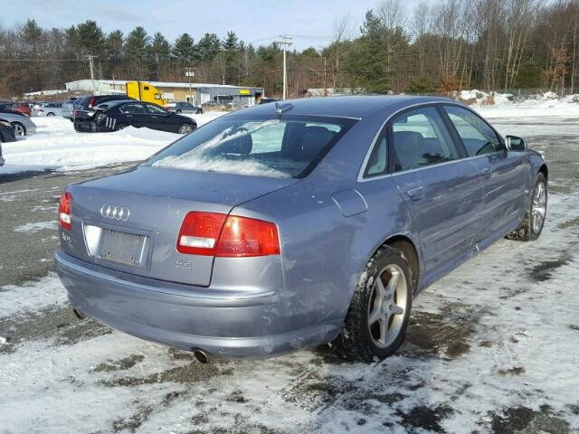 WAUML44E75N013440 - 2005 AUDI A8 L QUATT SILVER photo 4