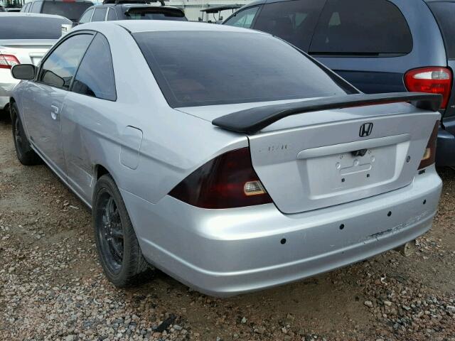 1HGEM22911L025766 - 2001 HONDA CIVIC SI SILVER photo 3