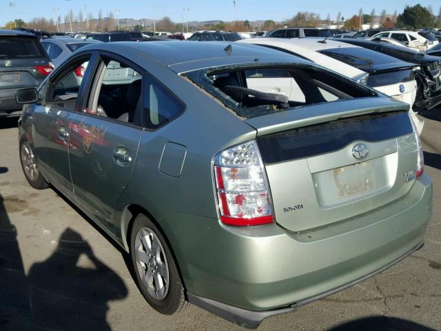 JTDKB20U173233833 - 2007 TOYOTA PRIUS GREEN photo 3