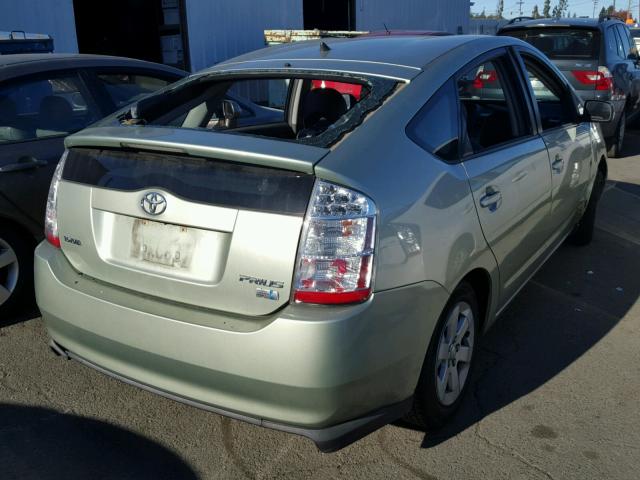 JTDKB20U173233833 - 2007 TOYOTA PRIUS GREEN photo 4