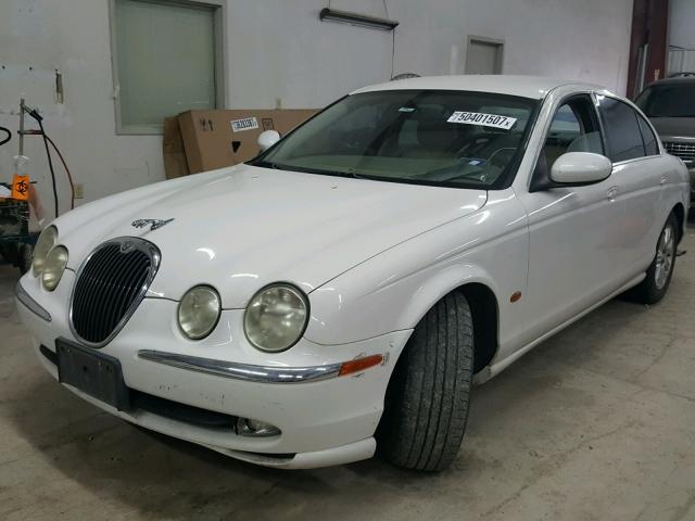 SAJEA01T93FM60482 - 2003 JAGUAR S-TYPE WHITE photo 2