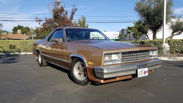 3GCCW80H3FS913305 - 1985 CHEVROLET EL CAMINO BROWN photo 3