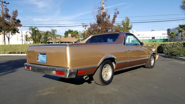 3GCCW80H3FS913305 - 1985 CHEVROLET EL CAMINO BROWN photo 4