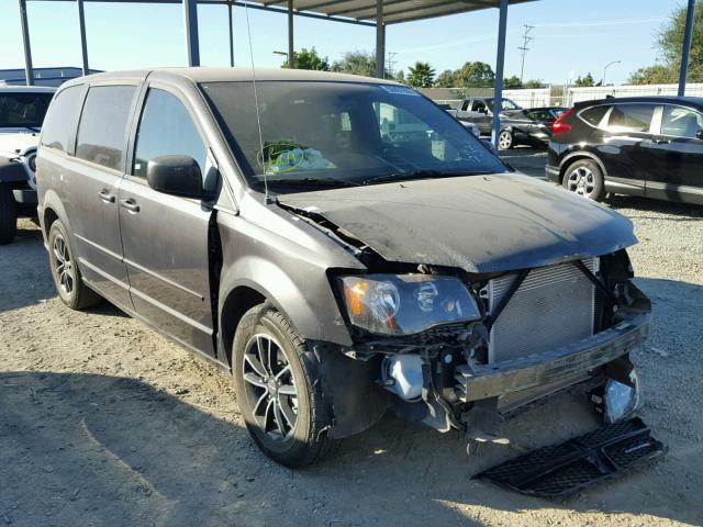 2C4RDGBG0GR365969 - 2016 DODGE GRAND CARA CHARCOAL photo 1