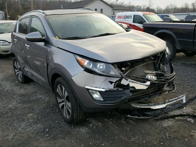 KNDPCCA20B7069756 - 2011 KIA SPORTAGE E GRAY photo 1