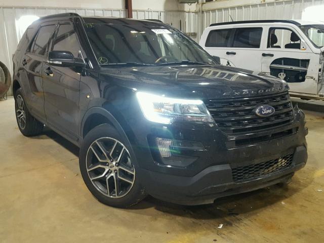 1FM5K8GT0GGA14055 - 2016 FORD EXPLORER S BLACK photo 1