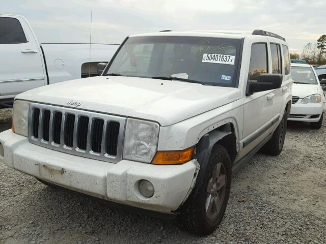 1J8HH48N18C220396 - 2008 JEEP COMMANDER თეთრი ფოტო 2