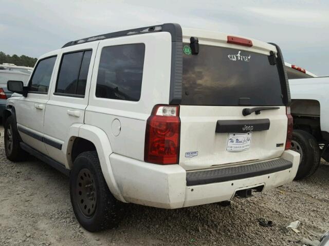 1J8HH48N18C220396 - 2008 JEEP COMMANDER თეთრი ფოტო 3